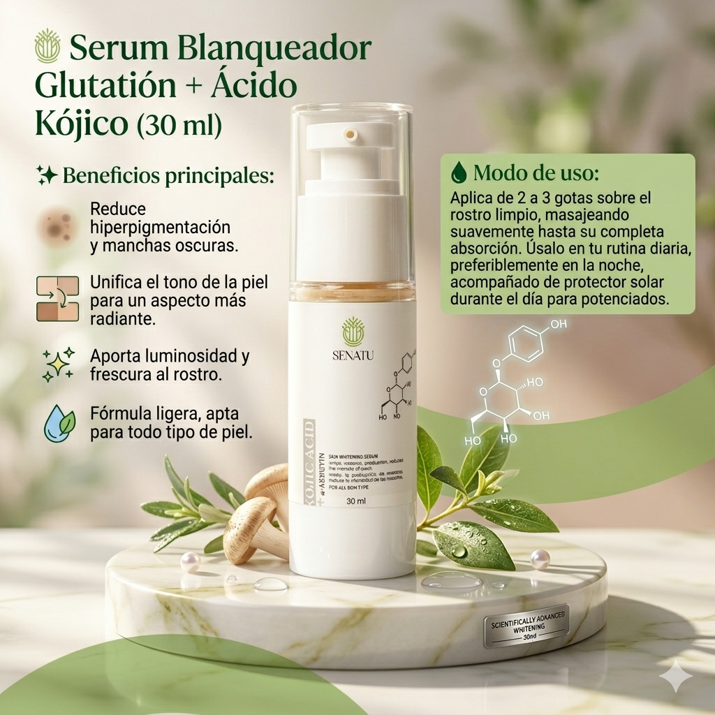 GEL DESPIGMENTANTE ÁCIDO KOJICO + a-ARBUTINA (30 g)