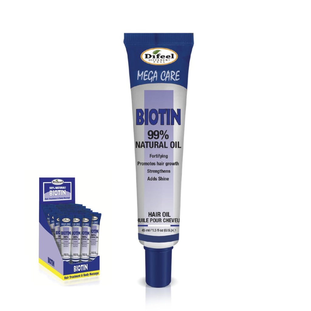 Biotin Mega Care Hair Oil 45ml 24 unids