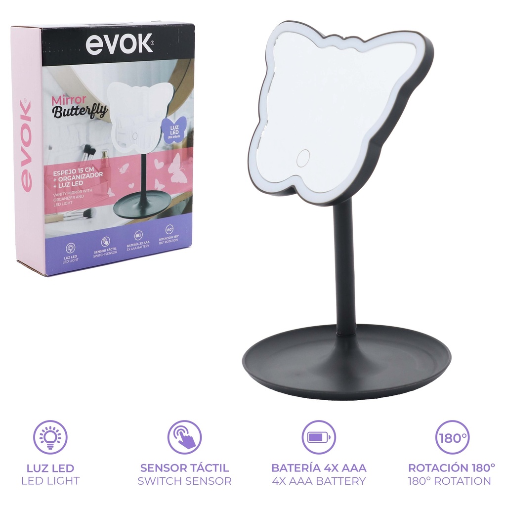 ESPEJO CON LUZ LED