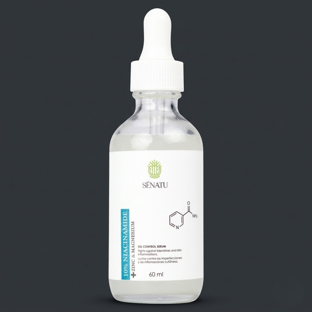Serum niacinamida al 10% + zinc + magnesio 60ml