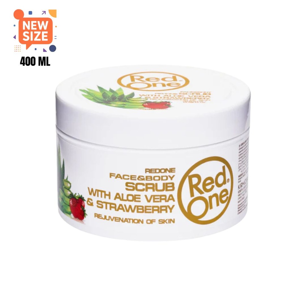 FACIAL SCRUB - STRAWBERRY 400ML