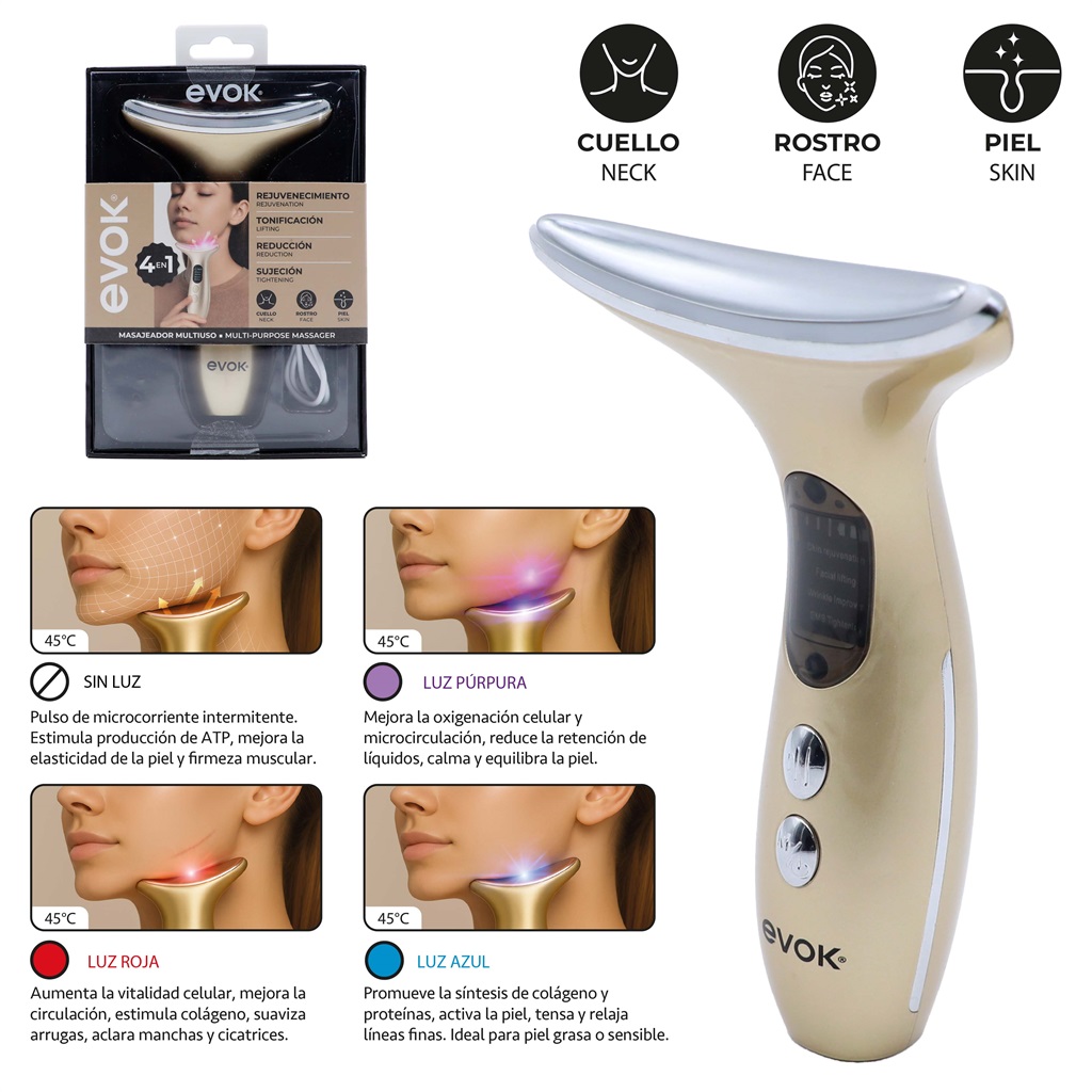 MASAJEADOR FACIAL 4 EN 1