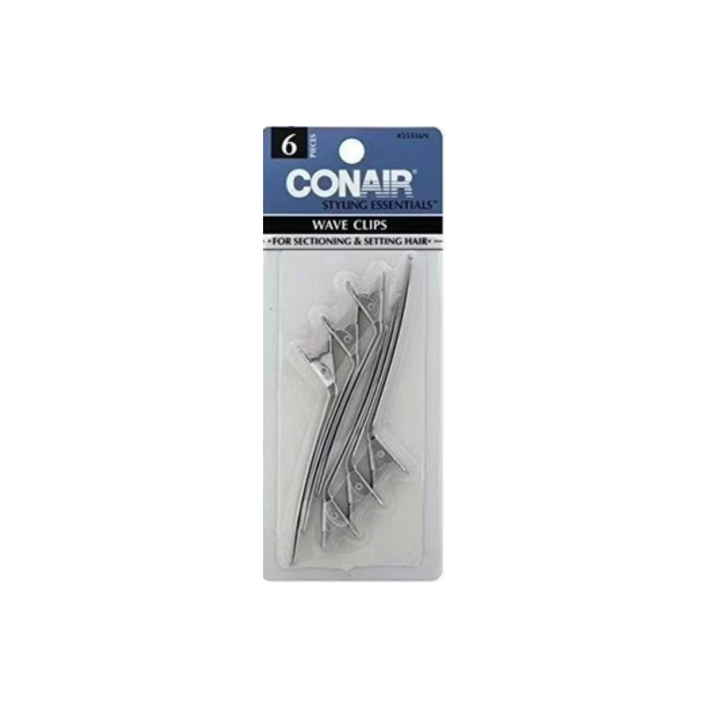 PINZAS METALICAS PARA ONDAS Y PEINADOS SET DE 6 PZAS.