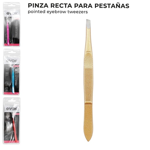 [EV-YH-4C] PINZA RECTA PARA PESTAÑAS