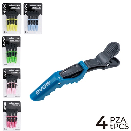 [EV-4HC01] GANCHO PARA CABELLO 4 pzas