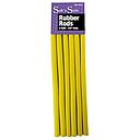 [SNS-RRYL] SOFT N STYLE RUBBER RODS LONG YELLOW 3/16 6BG
