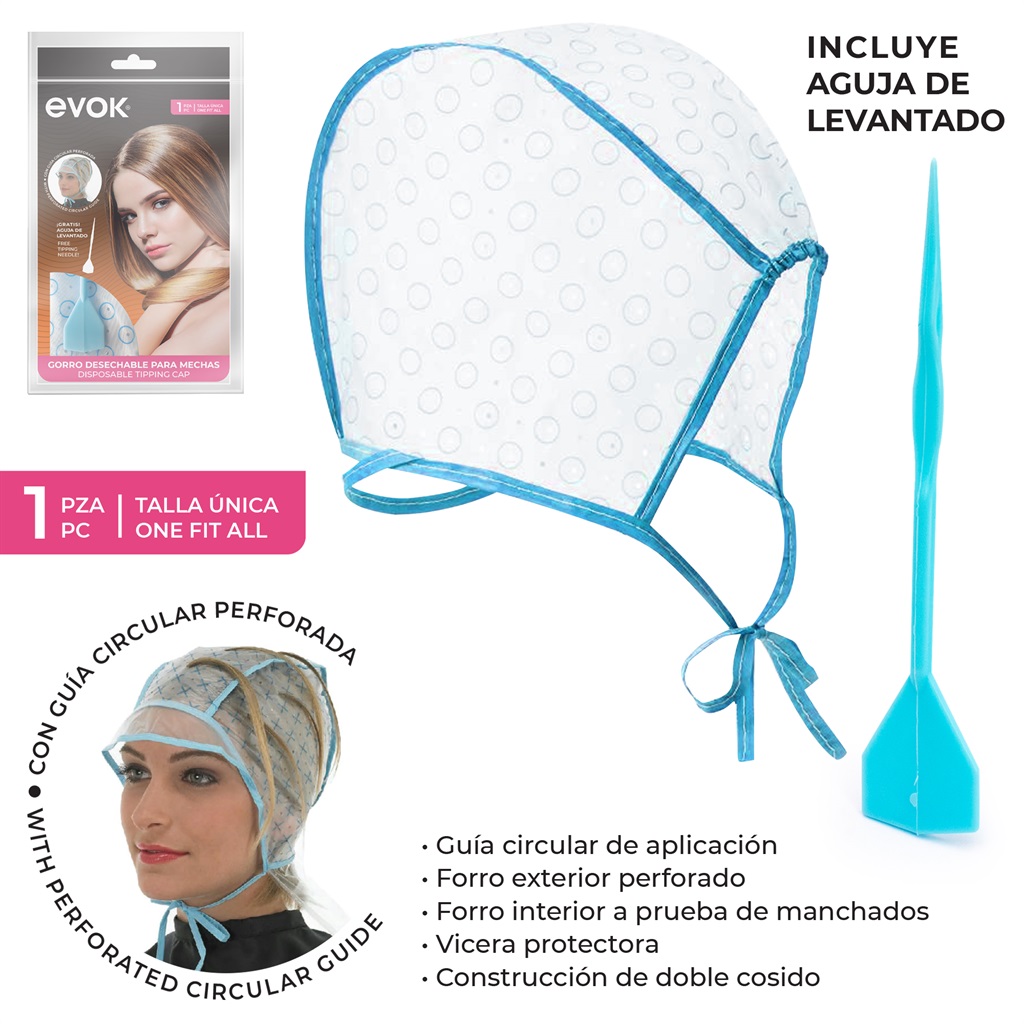 GORRO PARA MECHAS CON AGUJA 