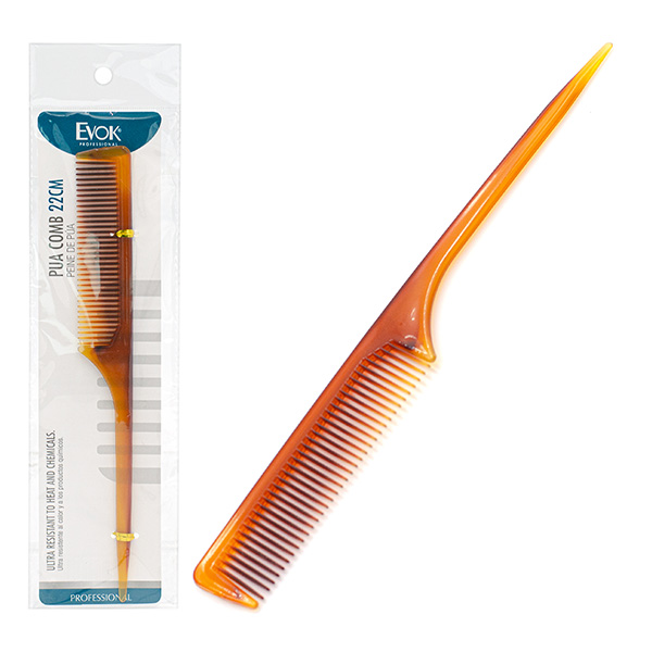 PEINE AMBAR COLA RATON 22CM