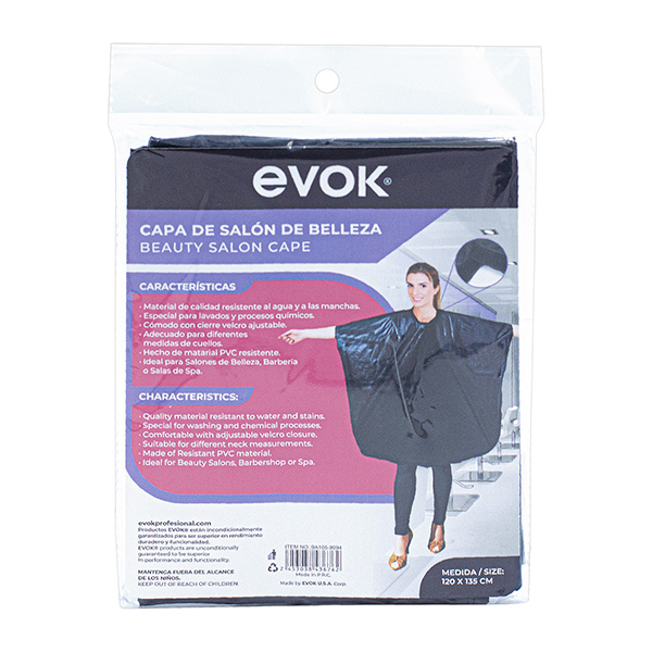 CAPA DE LAVADO IMPERMEABLE NEGRA MOD 9094