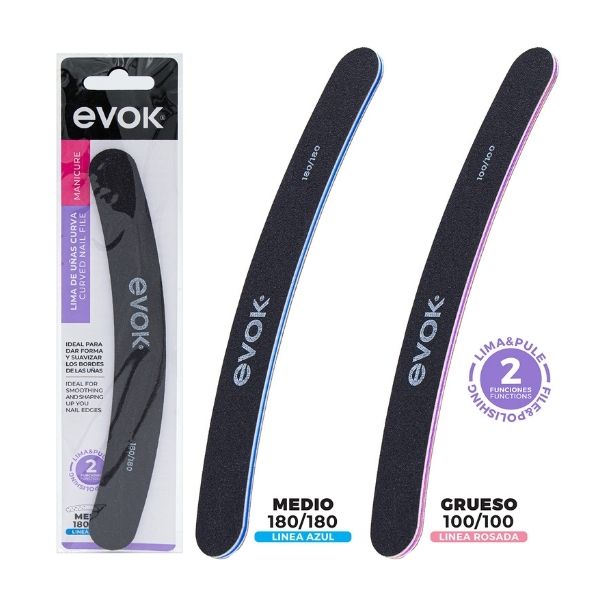 LIMA UÑAS CURVA 100/180(2PZA) 