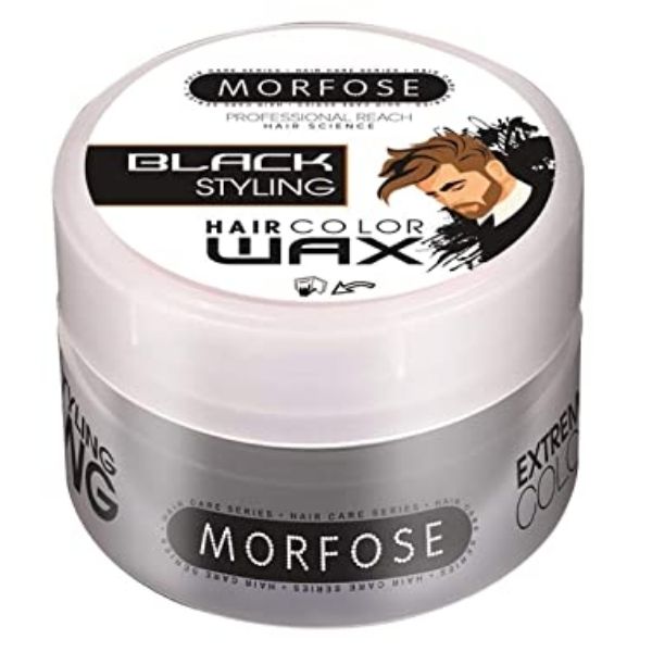 HAIR COLOR WAX BLACK 100ML 48/BOX