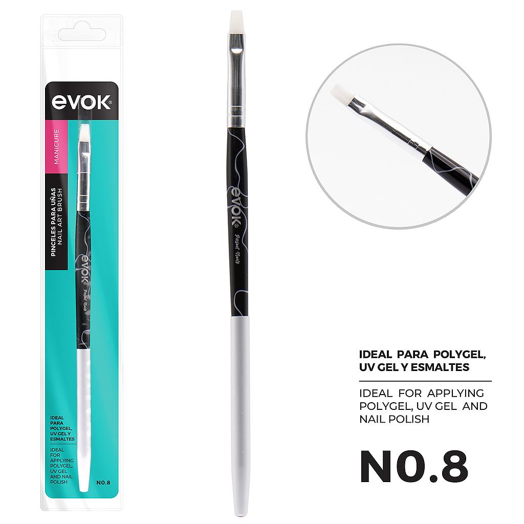 PINCEL PARA UÑAS #8 