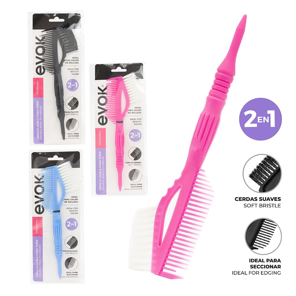 CEPILLO DOBLE PARA TEÑIR 2 EN1 