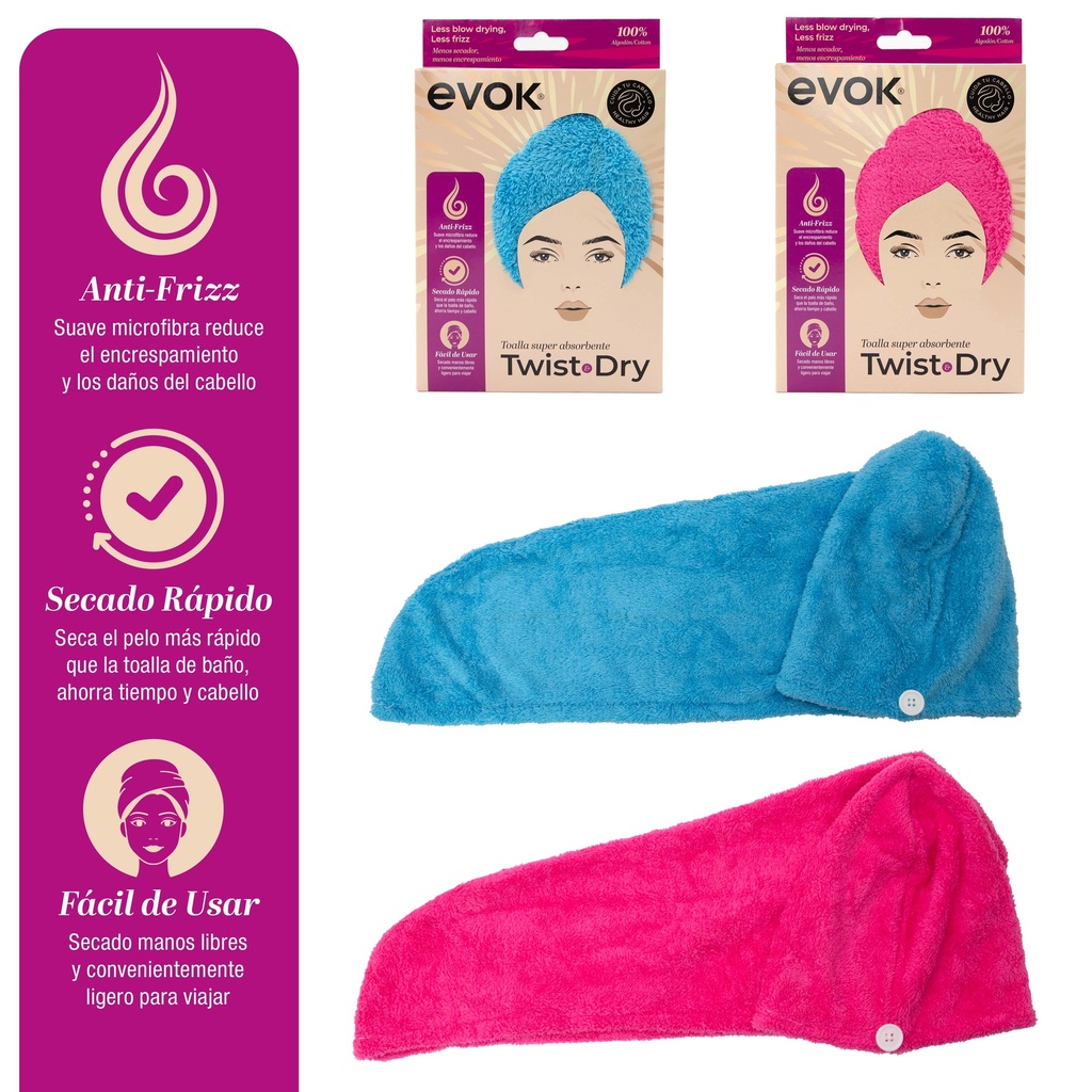 TOALLA PARA SECAR CABELLO
