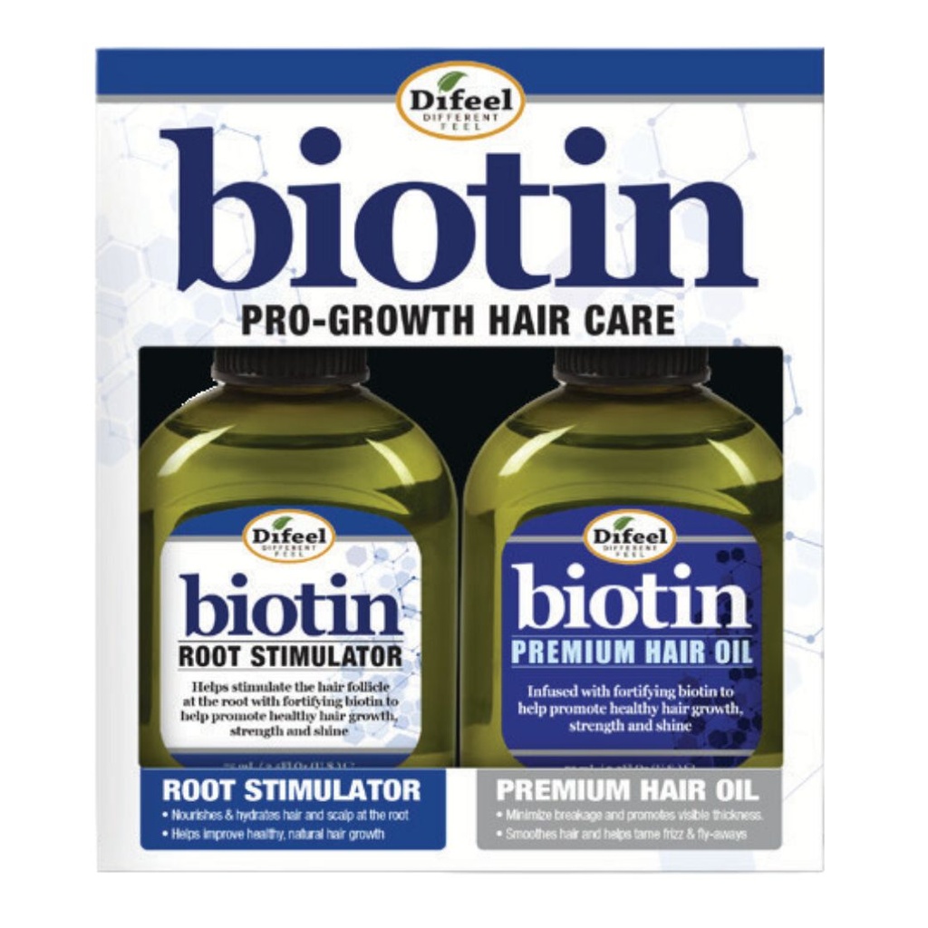 Biotin Hair Oil and Root Stimulator 75ml x2