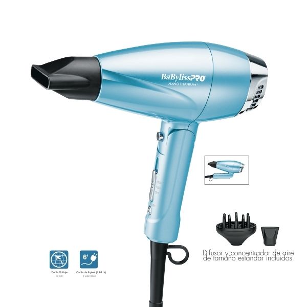 BaBylissPRO® BLOWER  COMPACTO 1200W DUAL VOLT TRAVEL