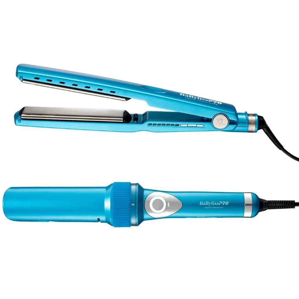 BaBylissPRO® COMBO PLANCHA XL Y RIZADOR 1″