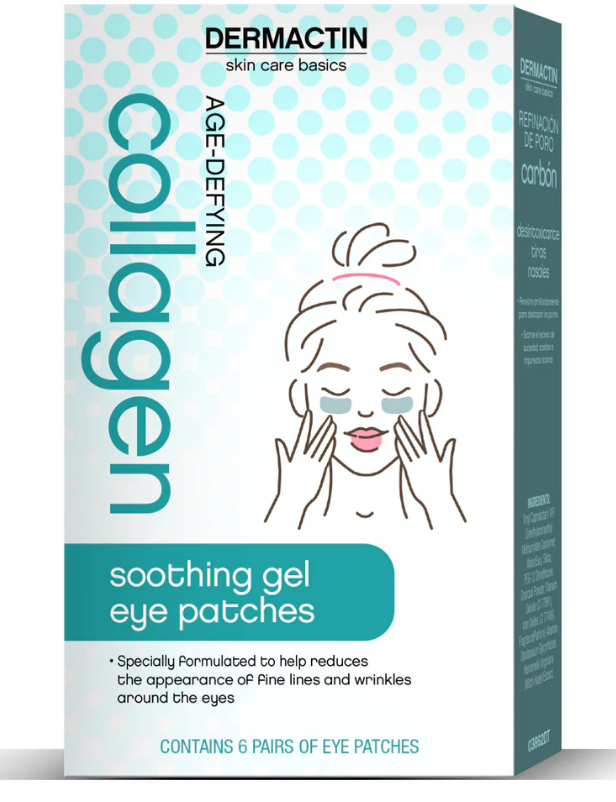 SKIN CARE BASICS AGE-DEFYING COLLAGEN SOOTHING GEL EYE PATCHES 6-Count