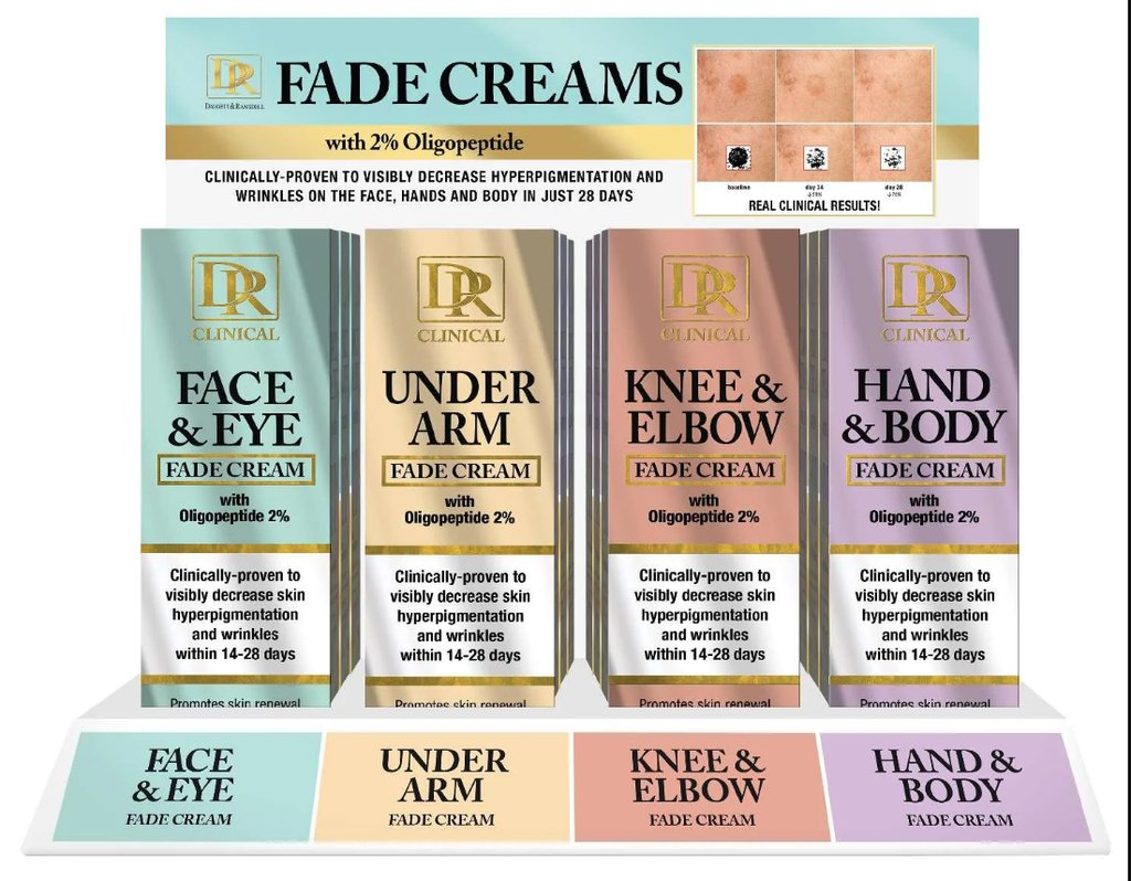 Display Prepack Fade Cream 4 x 4