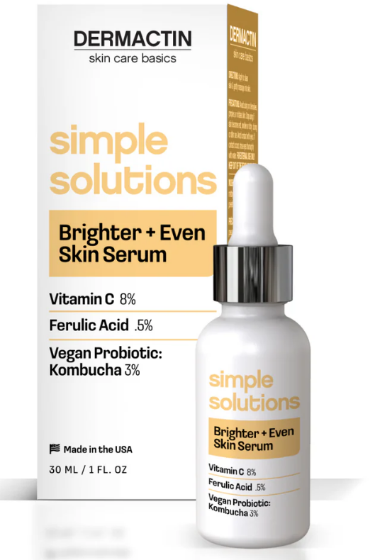 Simple Solutions Brighter+Even Skin Serum 1 oz.