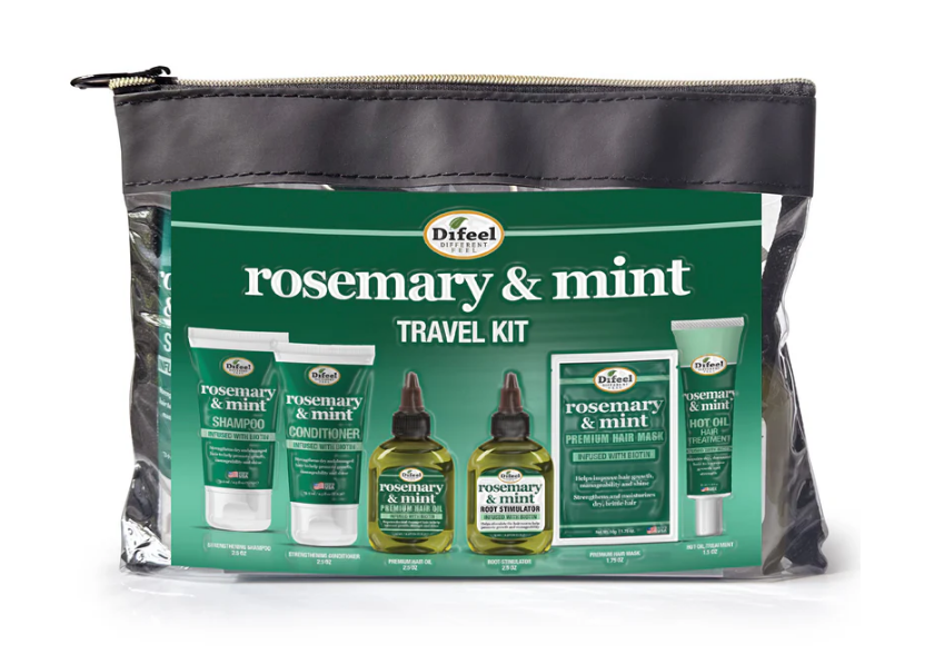 Rosemary Mint Hair Care Travel Kit 6-PC Set