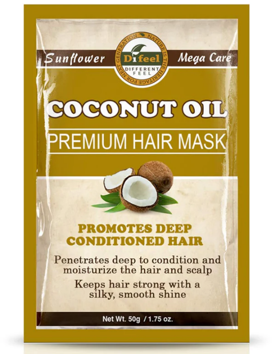 Premium Hair Mask with Coconut Oil 1.75 oz. BOX 12 unds