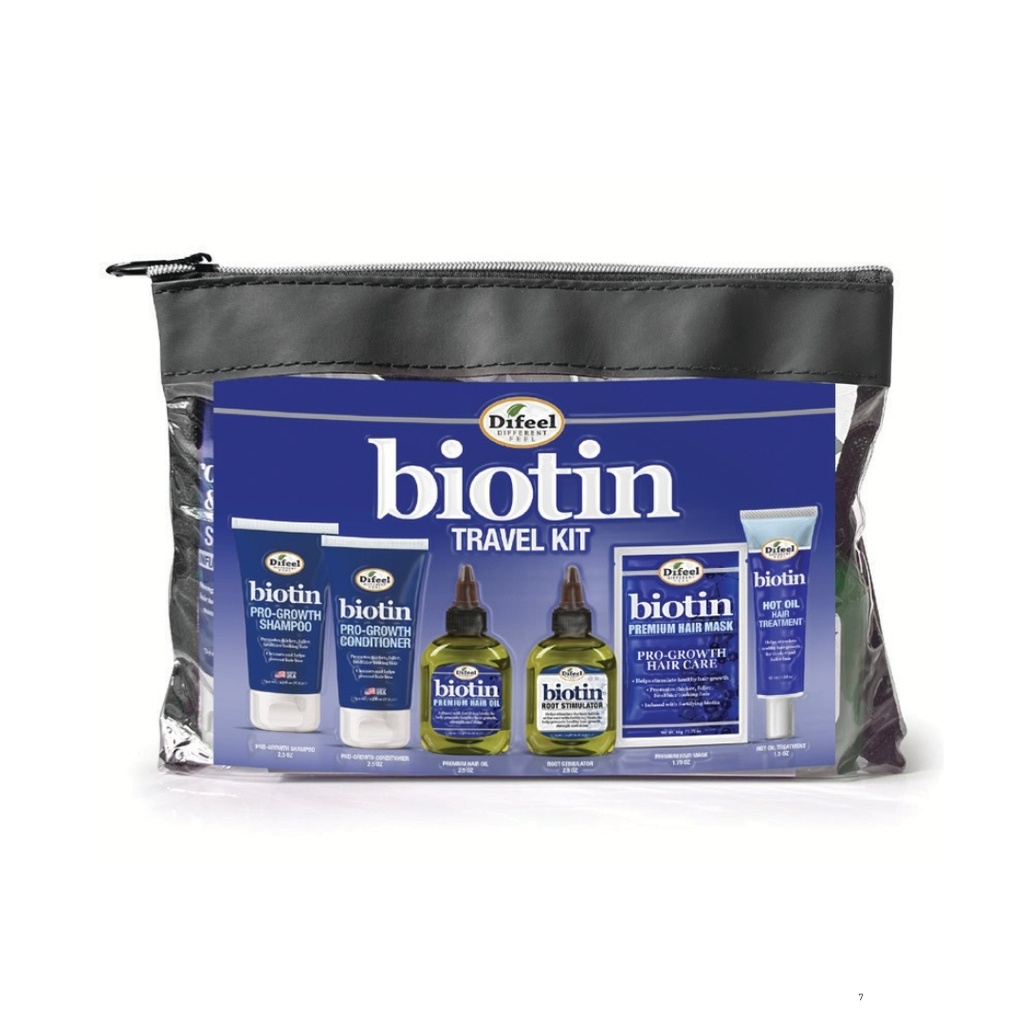 Biotin Hair Care Travel Kit 6-PC Set