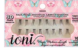 Extensión IONI 3D Indi-LASH 16 de longitud media (7~13 mm)