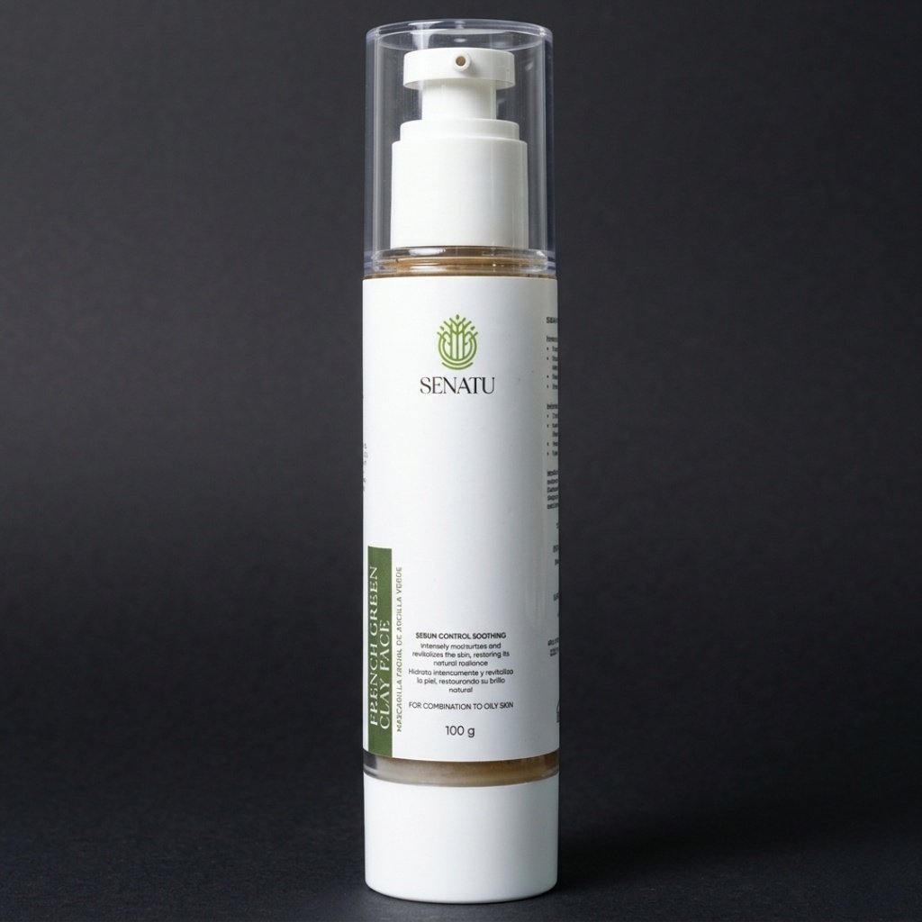 MASCARILLA FACIAL ARCILLA VERDE FRANCESA (SEBO CONTROL) (100 g)