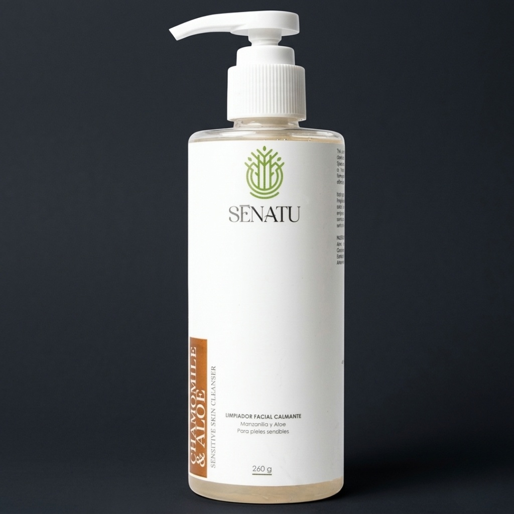 JABÓN FACIAL CAMOMILA Y ALOE (PIELES MADURAS) (260 g)