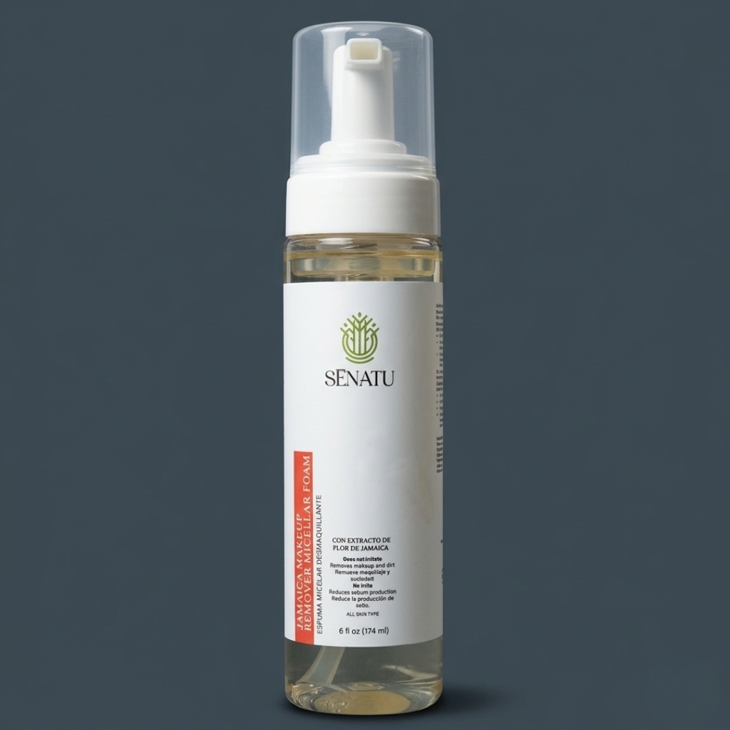 ESPUMA MICELAR DESMAQUILLANTE FLOR DE JAMAICA (TODO TIPO DE PIEL) (174 ml)