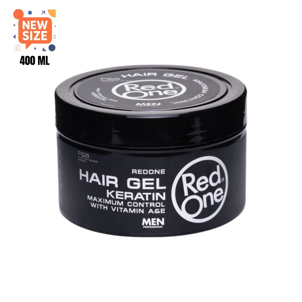HAIR STYLING GEL - KERATIN SILVER 400ML