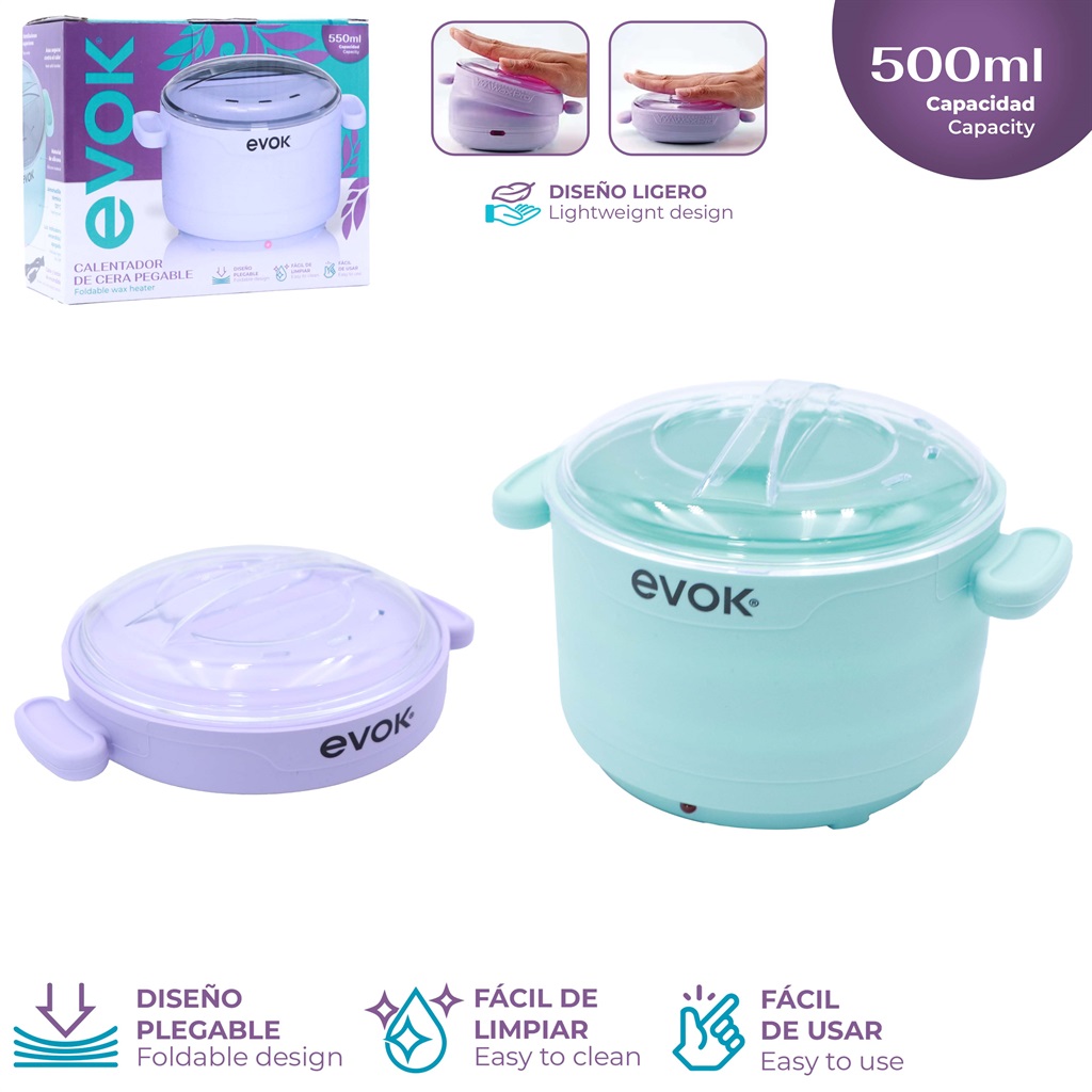 CALENTADOR DE CERA PLEGABLE 500 ml