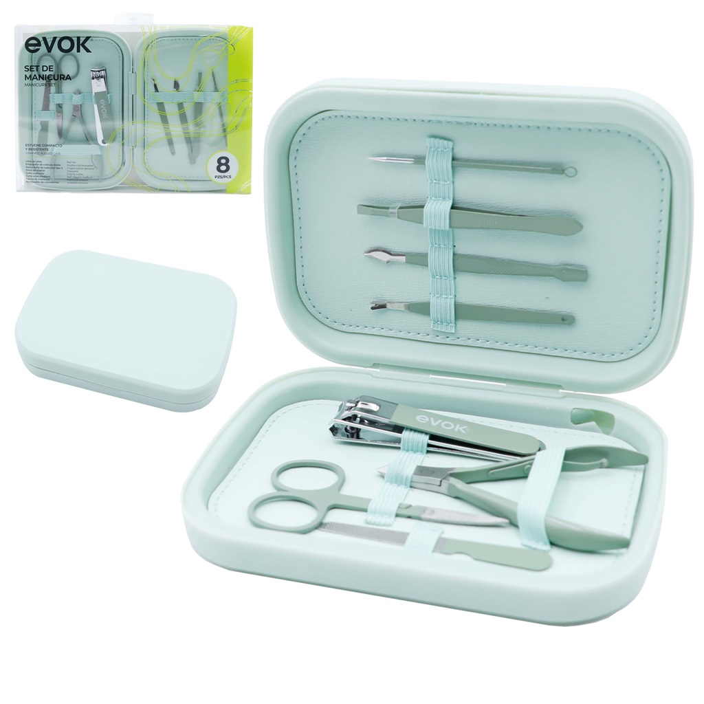 JUEGO DE MANICURA 8 pzas.
