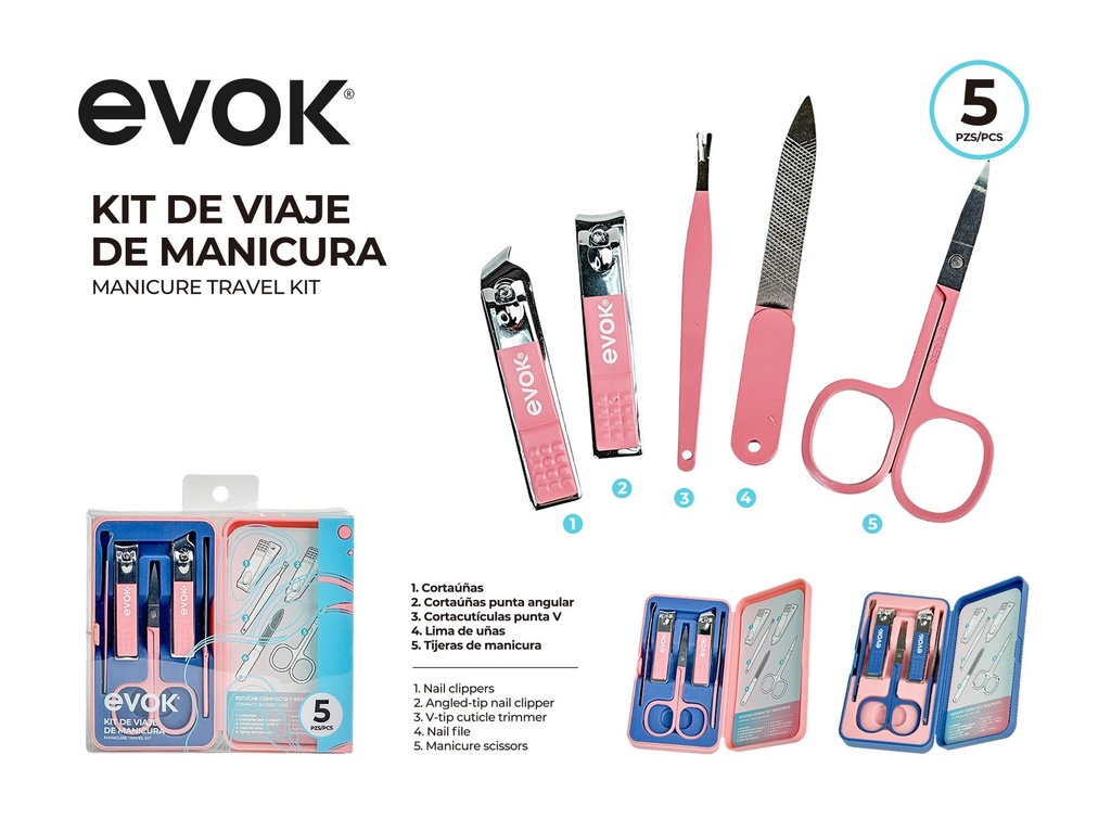 JUEGO DE MANICURA 5 pzas.