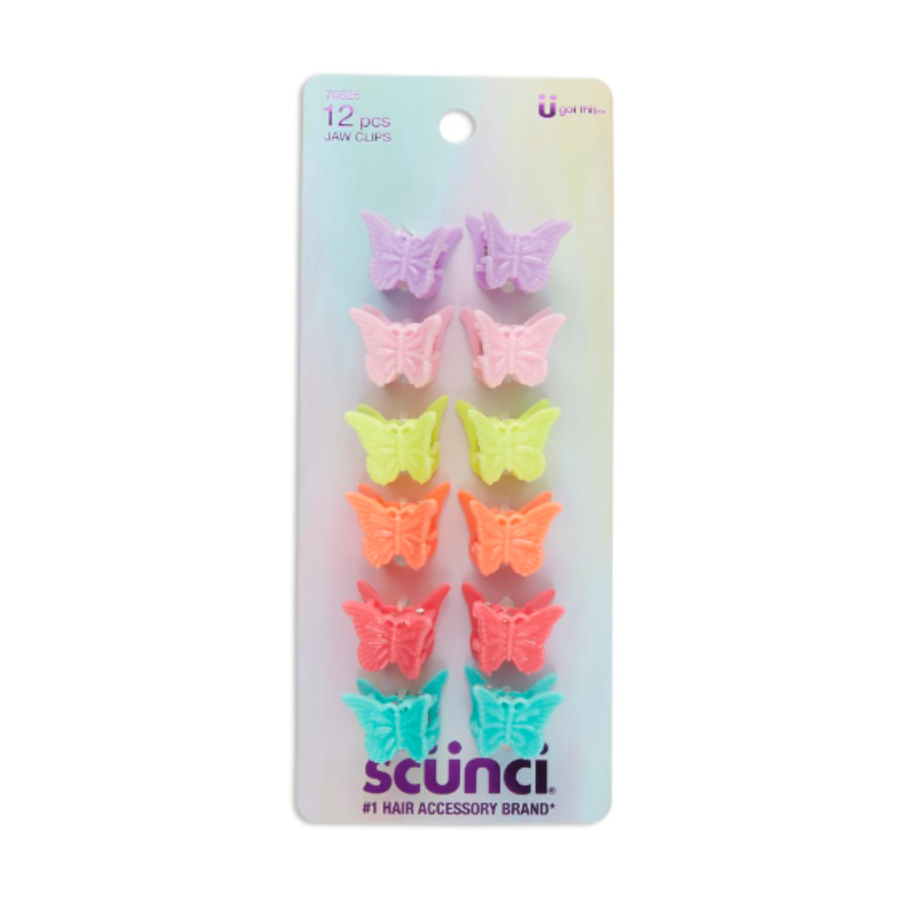 GANCHOS MINI DE MARIPOSAS BLISTER 12 PZAS.