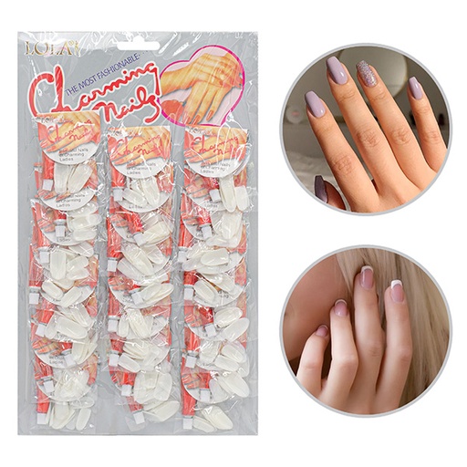 [MJE-K20-24] UÑAS POSTIZAS CARTON X 24