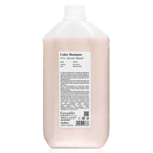 [FV7336] BACK BAR N°01 COLOR SHAMPOO - Fig and Almond 5LT
