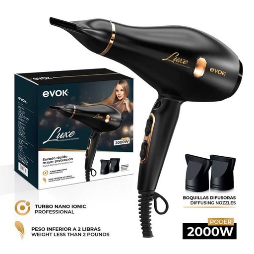 [EV-HD-3509A] BLOWER  CABELLO 3509 PROF 2000 WATTS