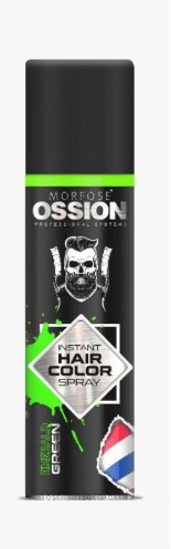 [O7875] INSTANT HAIR COLOR SPRAY EMERALD GREEN 150ML