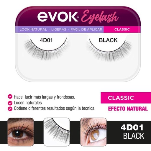 [EV-ELH-4D01] PESTAÑAS POSTIZAS 4D 01 