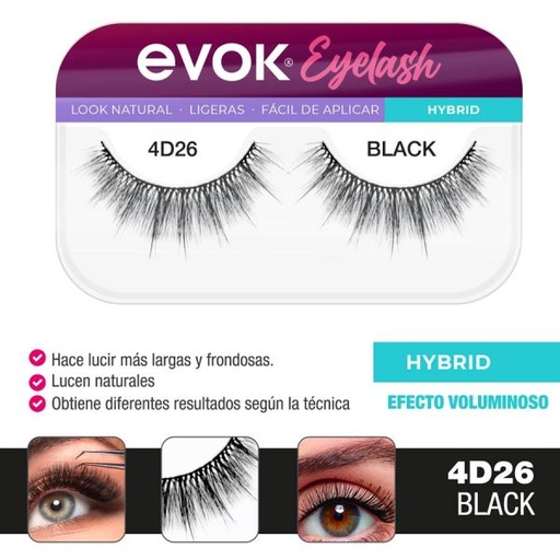 [EV-ELH-4D26] PESTAÑAS POSTIZAS 4D 26 