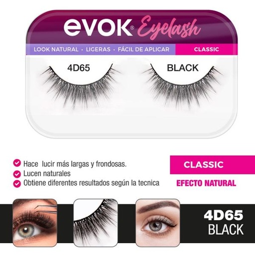 [EV-ELH-4D65] PESTAÑAS POSTIZAS 4D 65 