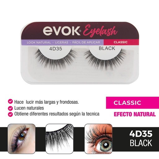 [EV-ELH-4D35] PESTAÑAS POSTIZAS 4D 35 