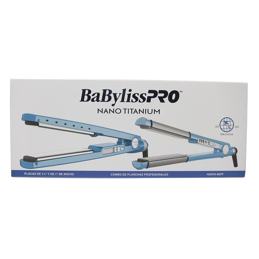 [BNTBLPP402TUX] BaBylissPRO® COMBO PLANCHA  4091 1 1/4 + U 1 Nano Titanium™