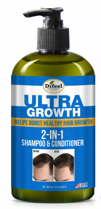 [DI0179] Mens Ultra Growth 2-in-1 Shampoo Conditioner 12 oz