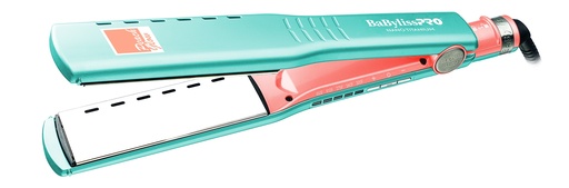 [BNTPEB4093UX] BaBylissPRO® PLANCHA PEACH GLOW VENTED1 ½ Nano Titanium™ (AZUL Y MELOCOTON)