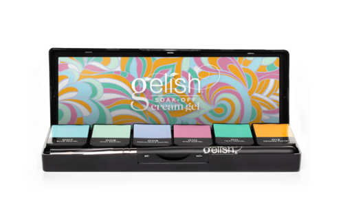 [GEL1121806] GEL Cream Gel 6pc Palette - Pretty Pastels