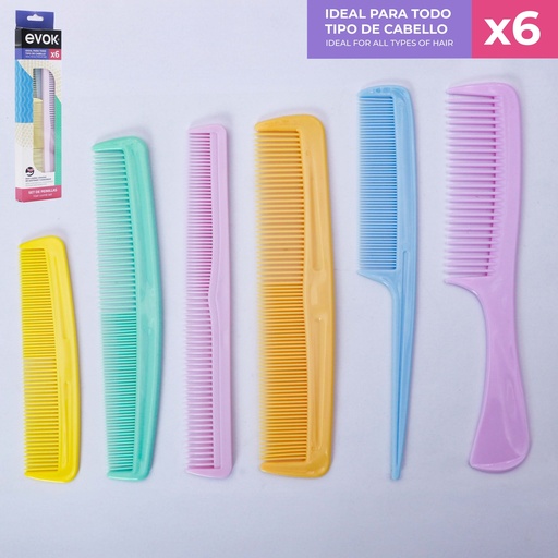 [EV-PB6PN] SET DE PEINILLAS 6PCS