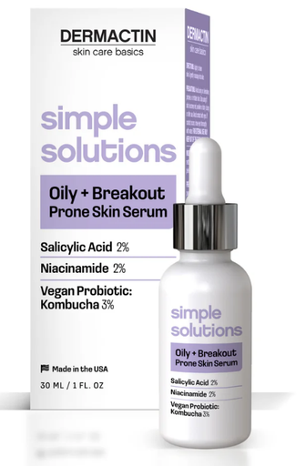 [DE8852] Simple Solutions Oily+Breakout Prone Skin Serum 1 oz.